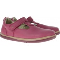 Różowe Półbuty BOBUX 833804 LOUISE T.BAR DARK PINK 1