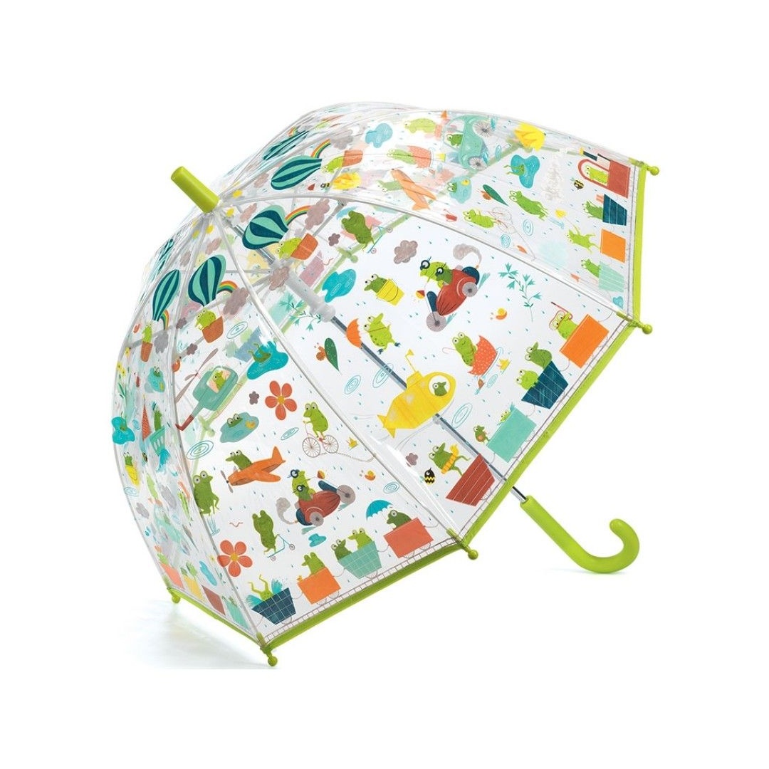 DJECO 04808 children's umbrella with frogs | EN