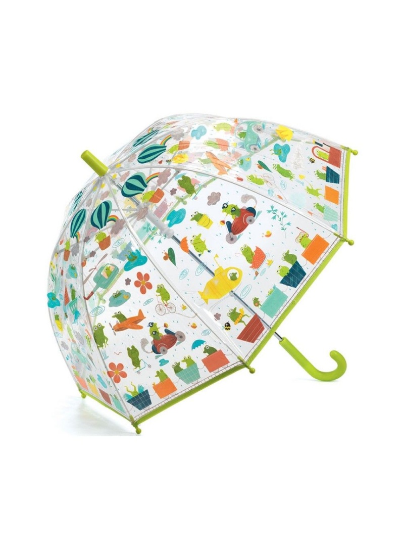 DJECO 04808 children's umbrella with frogs | EN