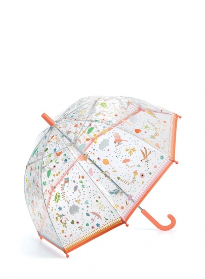 Transparent Children's Umbrella with Birds DJECO 04805 Spring