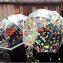 Transparentna Parasolka Dziecięca ze Zwierzątkami DJECO W Deszczu 04809
