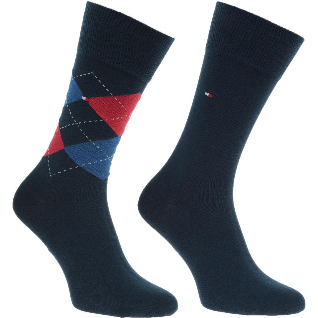 Granatowe Skarpetki TOMMY HILFIGER 391156 085 (2-PAK)