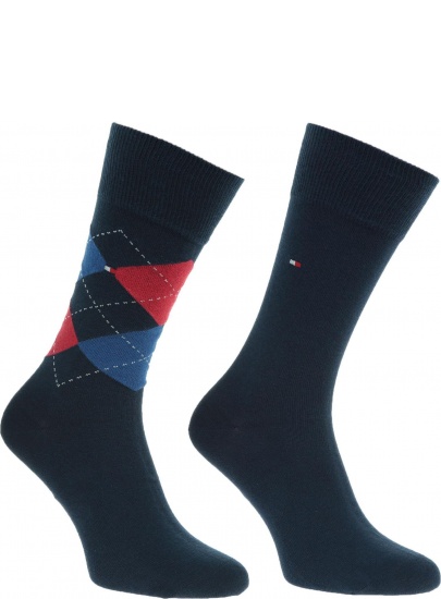 Granatowe Skarpetki TOMMY HILFIGER 391156 085 (2-PAK)
