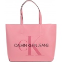 Różowa Torba CALVIN KLEIN JEANS SCULPTED MONOGRAM K60K605521 637