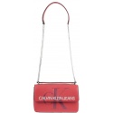 Czerwona Torebka CALVIN KLEIN Sculpted Logo Ew Flap K60K605523 649