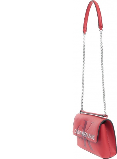 Czerwona Torebka CALVIN KLEIN Sculpted Logo Ew Flap K60K605523 649