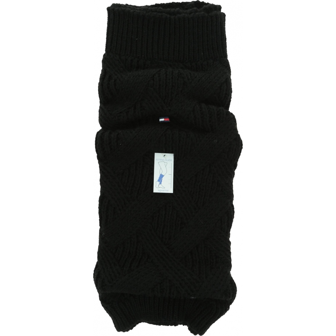 Czarne Wełniane Ocieplacze TOMMY HILFIGER Black 493017001 200