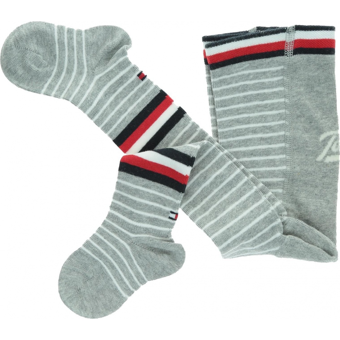 Szare Rajstopy Dziecięce TOMMY HILFIGER BABY 495009001 035