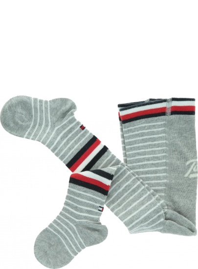 Szare Rajstopy Dziecięce TOMMY HILFIGER BABY 495009001 035