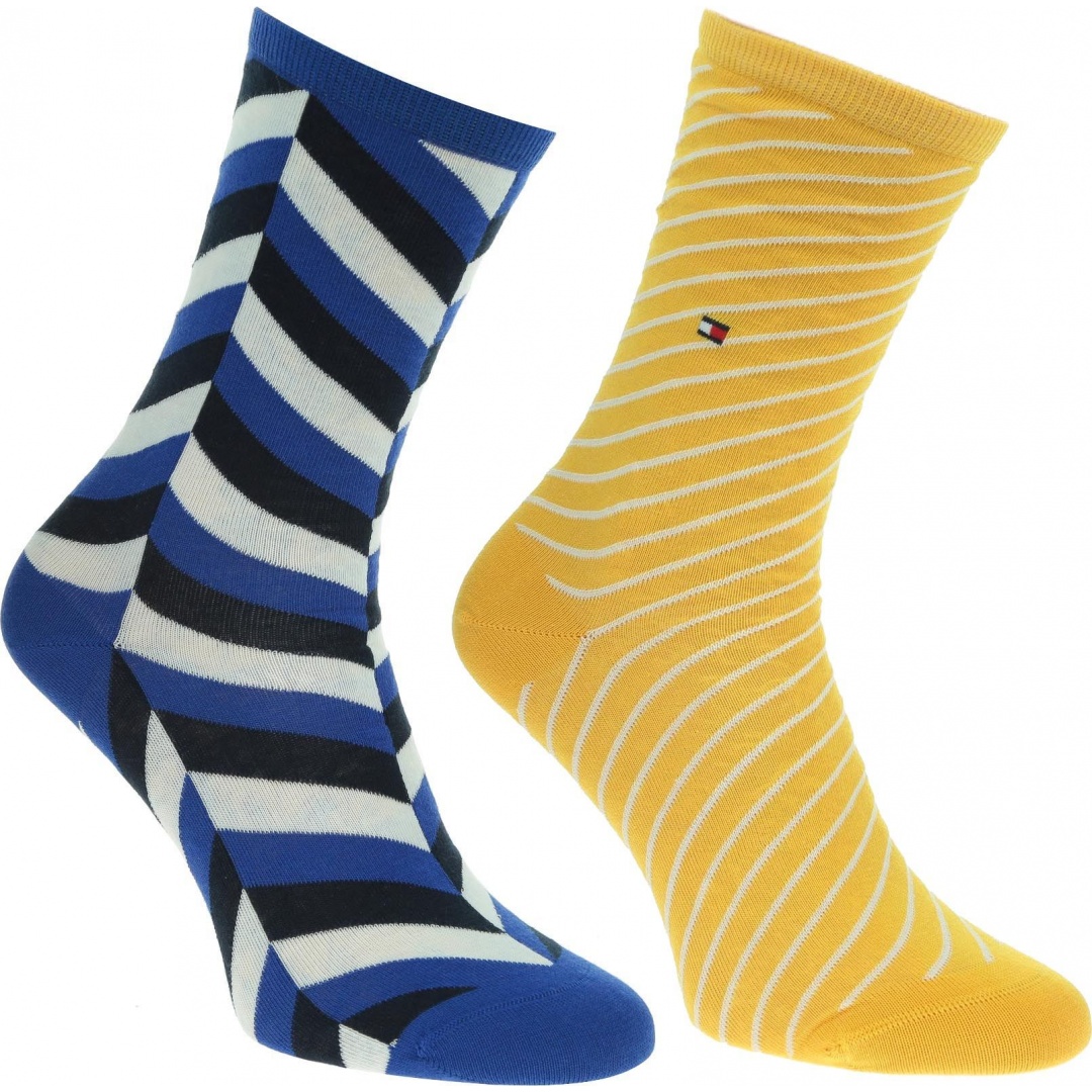 Kolorowe Skarpetki TOMMY HILFIGER 493001001 455 2-pak