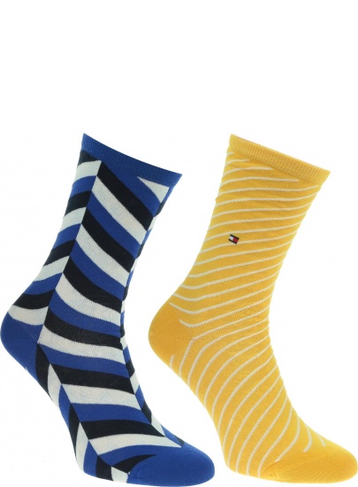 Kolorowe Skarpetki TOMMY HILFIGER 493001001 455 2-pak