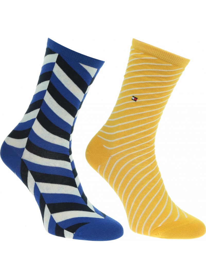 Kolorowe Skarpetki TOMMY HILFIGER 493001001 455 2-pak