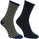 Granatowe Kolorowe Skarpetki TOMMY HILFIGER 443015001 740 (2-pak)