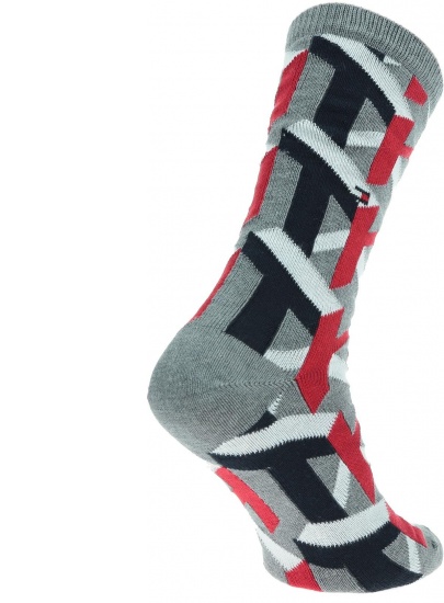 Szare Skarpetki TOMMY HILFIGER 492028001 722