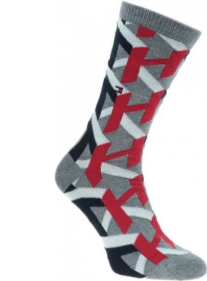 Szare Skarpetki TOMMY HILFIGER 492028001 722