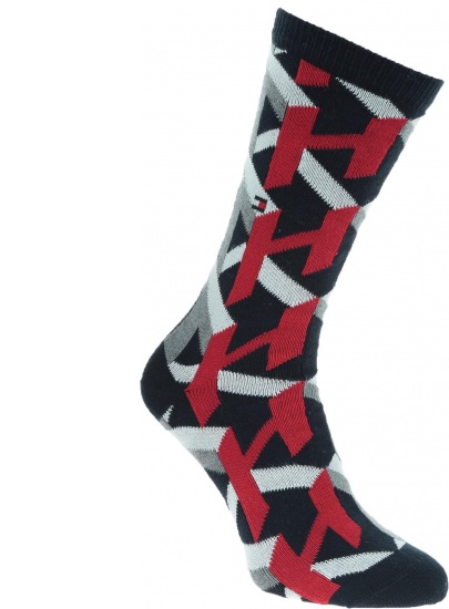 Granatowe Skarpetki TOMMY HILFIGER 492028001 831
