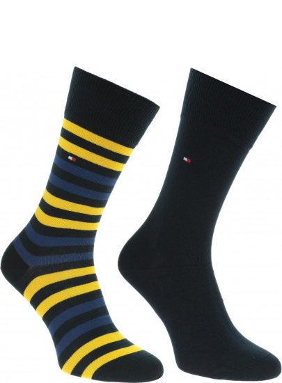 Kolorowe Skarpetki TOMMY HILFIGER 472001001 740 (2-PAK)