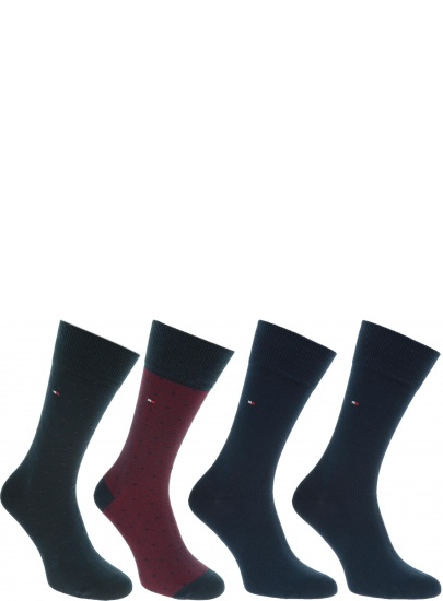 Zestaw Skarpetek TOMMY HILFIGER 492001001 085 Giftbox (4-PAK)