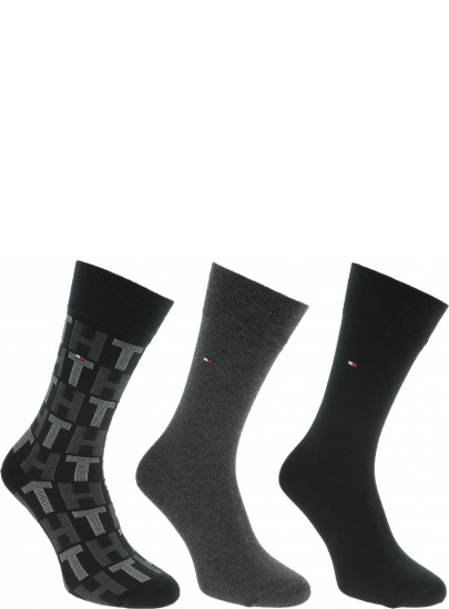 Zestaw Skarpetki TOMMY HILFIGER 492002001 200 Giftbox (3-PAK)