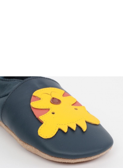 Skórzane Kapcie BOBUX Soft Sole 1000009 01 TIGER Navy