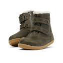 Oliwkowe Kozaki BOBUX 632511 Classic Aspen Olive (Wodoodporny, Wełna