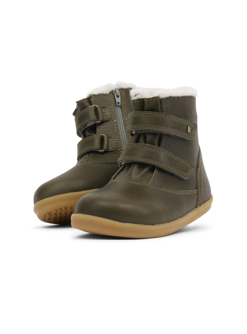 Oliwkowe Kozaki BOBUX 632511 Classic Aspen Olive (Wodoodporny, Wełna