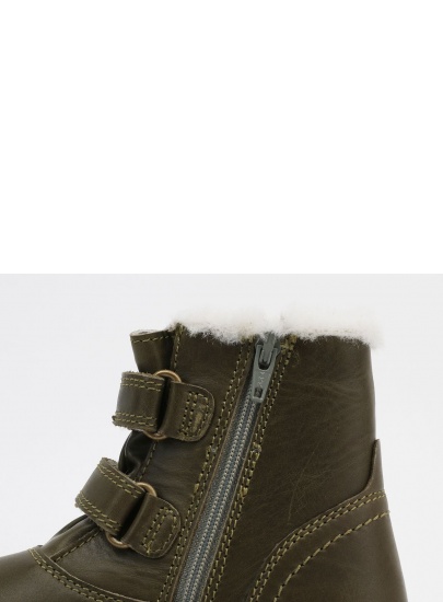 Oliwkowe Kozaki BOBUX 632511 Classic Aspen Olive (Wodoodporny, Wełna