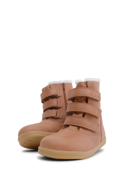 Brązowe Kozaki BOBUX 832809 Classic Aspen Caramel (Wodoodporny, Wełna