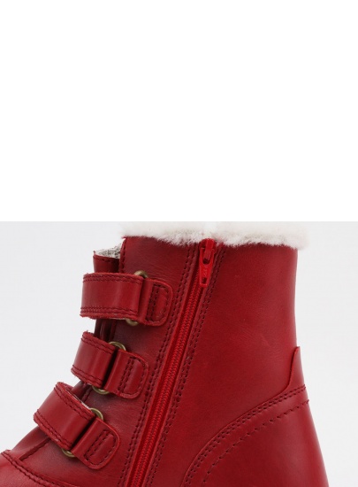 Czerwone Kozaki BOBUX 832812 Classic Aspen Rio Red (Wodoodporny, Wełna