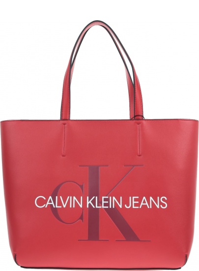 Czerwona Torebka CALVIN KLEIN JEANS SCULPTED MONOGRAM K60K605521 649