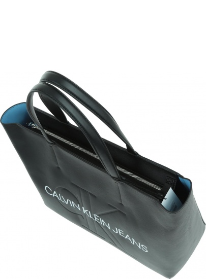 Czarna Torebka CALVIN KLEIN JEANS SCULPTED MONOGRAM K60K605521 001