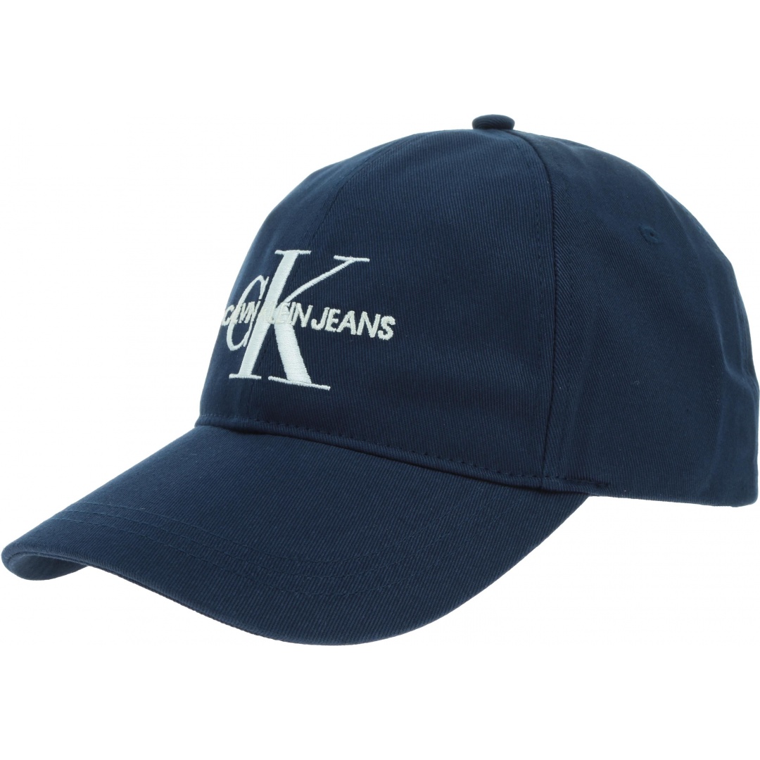 Granatowa Czapka z daszkiem CALVIN KLEIN JEANS J Monogram Cap M K50K504940