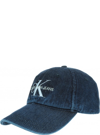 Denimowa Czapka z Daszkiem CALVIN KLEIN JEANS MONOGRAM DENIM CAP
