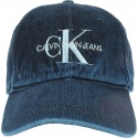 Denimowa Czapka z Daszkiem CALVIN KLEIN JEANS MONOGRAM DENIM CAP