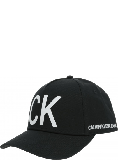 Czarna Czapka Z Daszkiem CALVIN KLEIN JEANS Ck Jeans Cap W K60K605693 016