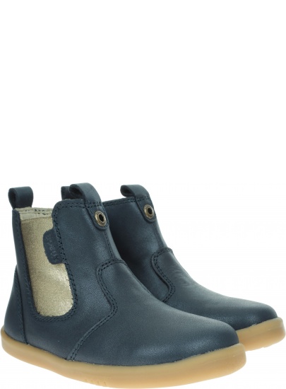 Granatowe Botki BOBUX 620831 CLASSIC JODHPUR BOOT NAVY SHIMMER
