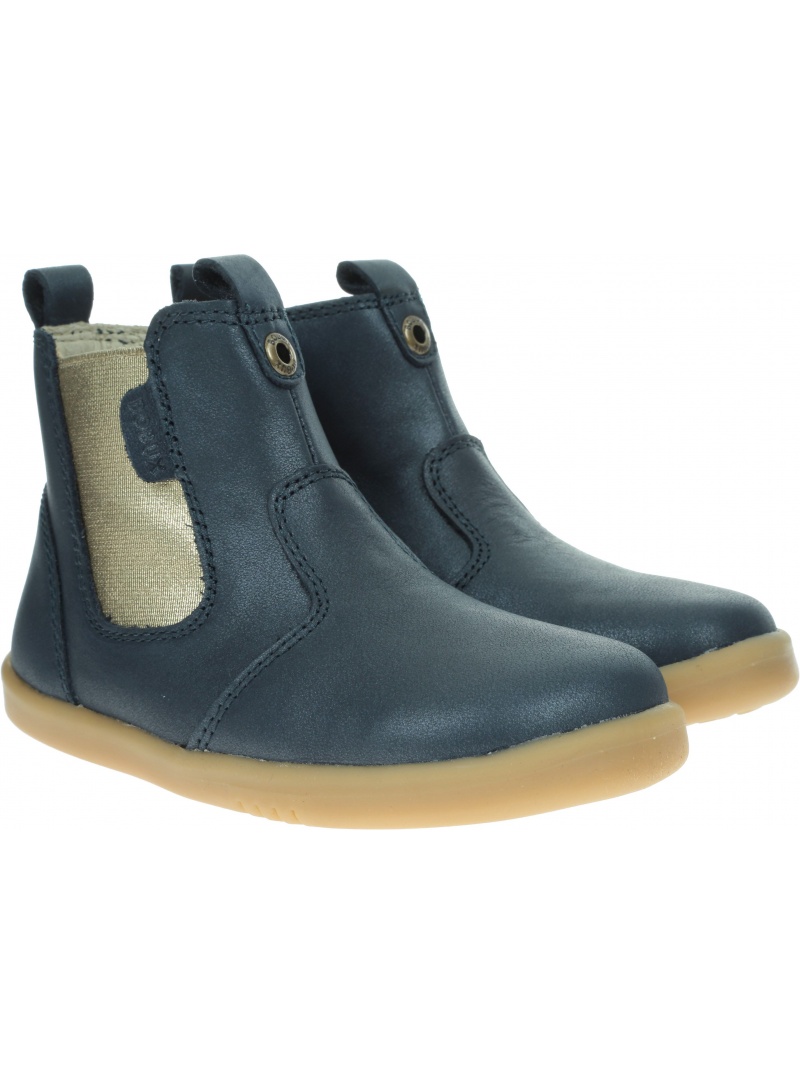 Granatowe Botki BOBUX 620831 CLASSIC JODHPUR BOOT NAVY SHIMMER Granatowe Botki BOBUX 620831 CLASSIC JODHPUR BOOT NAVY SHIMMER