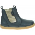 Granatowe Botki BOBUX 620831 CLASSIC JODHPUR BOOT NAVY SHIMMER