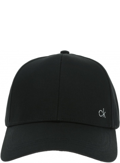 Czarna Czapka Z Daszkiem CALVIN KLEIN JEANS Ck Metal Cap K50K504722 001