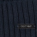 Granatowa Zimowa Czapka CALVIN KLEIN JEANS Basic Rib Beanie K50K505006 BAI