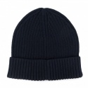Granatowa Zimowa Czapka CALVIN KLEIN JEANS Basic Rib Beanie K50K505006 BAI