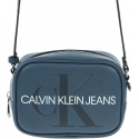 Niebieska Torebka Listonoszka CALVIN KLEIN JEANS Sculpted Monogram Camera