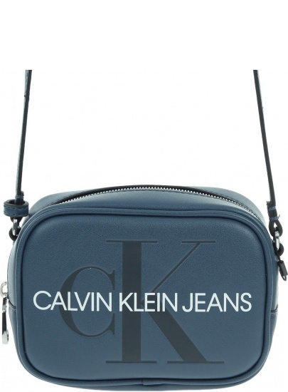 Niebieska Torebka Listonoszka CALVIN KLEIN JEANS Sculpted Monogram Camera