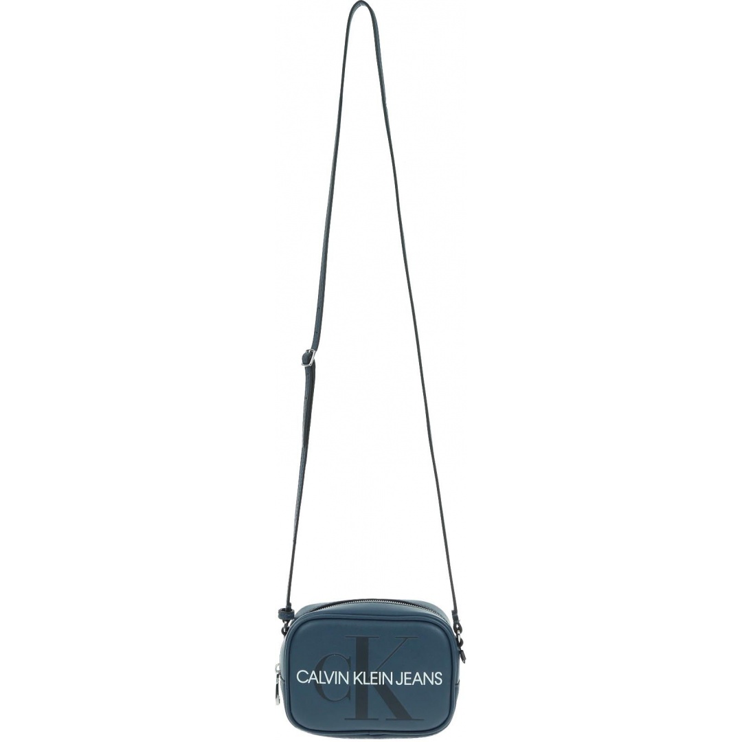 Niebieska Torebka Listonoszka CALVIN KLEIN JEANS Sculpted Monogram Camera