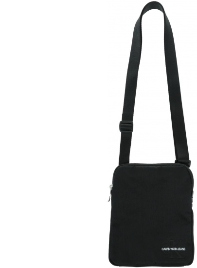 Czarna Saszetka Listonoszka CALVIN KLEIN JEANS Monogram Nylon Micro