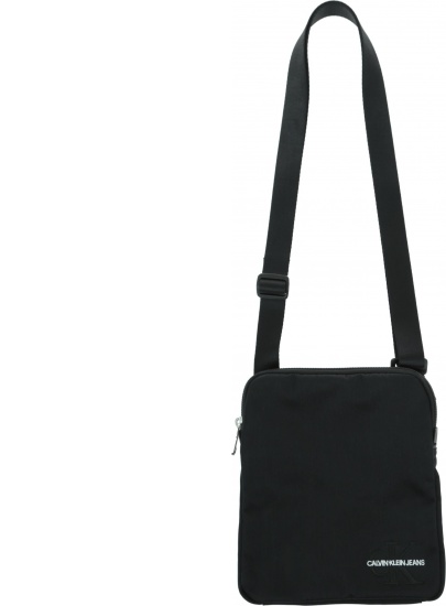 Czarna Saszetka Listonoszka CALVIN KLEIN JEANS Monogram Nylon Micro