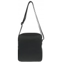 Czarna Saszetka Listonoszka CALVIN KLEIN JEANS Smooth Monogram Flatpack