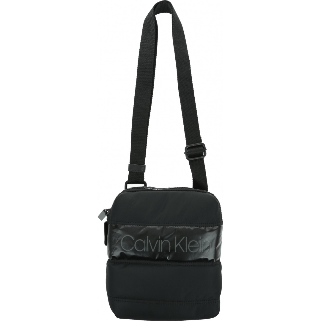 Czarna Saszetka Listonoszka CALVIN KLEIN JEANS Puffer Mini Reporter
