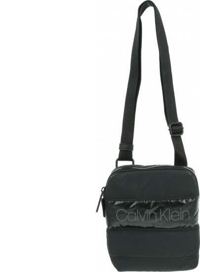 Czarna Saszetka Listonoszka CALVIN KLEIN JEANS Puffer Mini Reporter