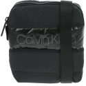 Czarna Saszetka Listonoszka CALVIN KLEIN JEANS Puffer Mini Reporter
